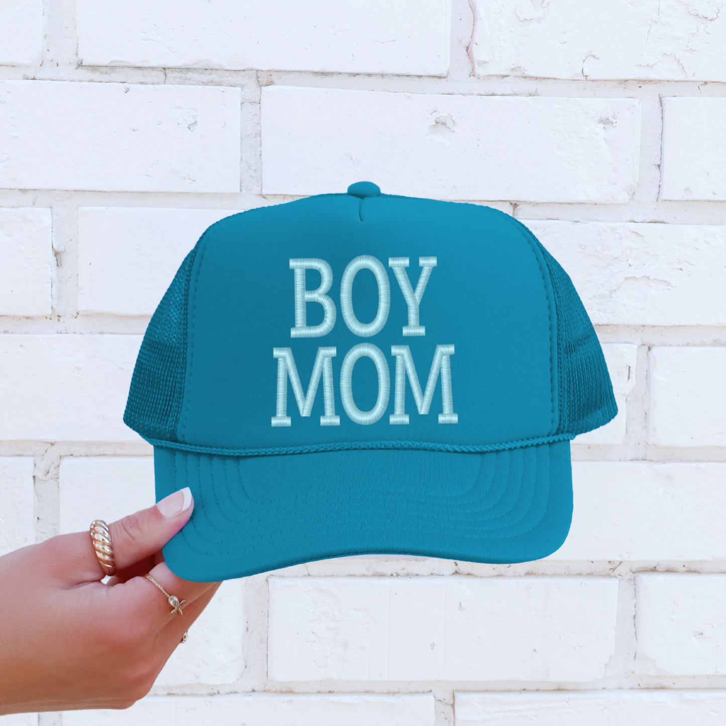 BOY MOM Foam Trucker Hat