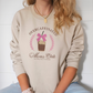 Over Caffeinated Moms Club - Embroidered Sweatshirt