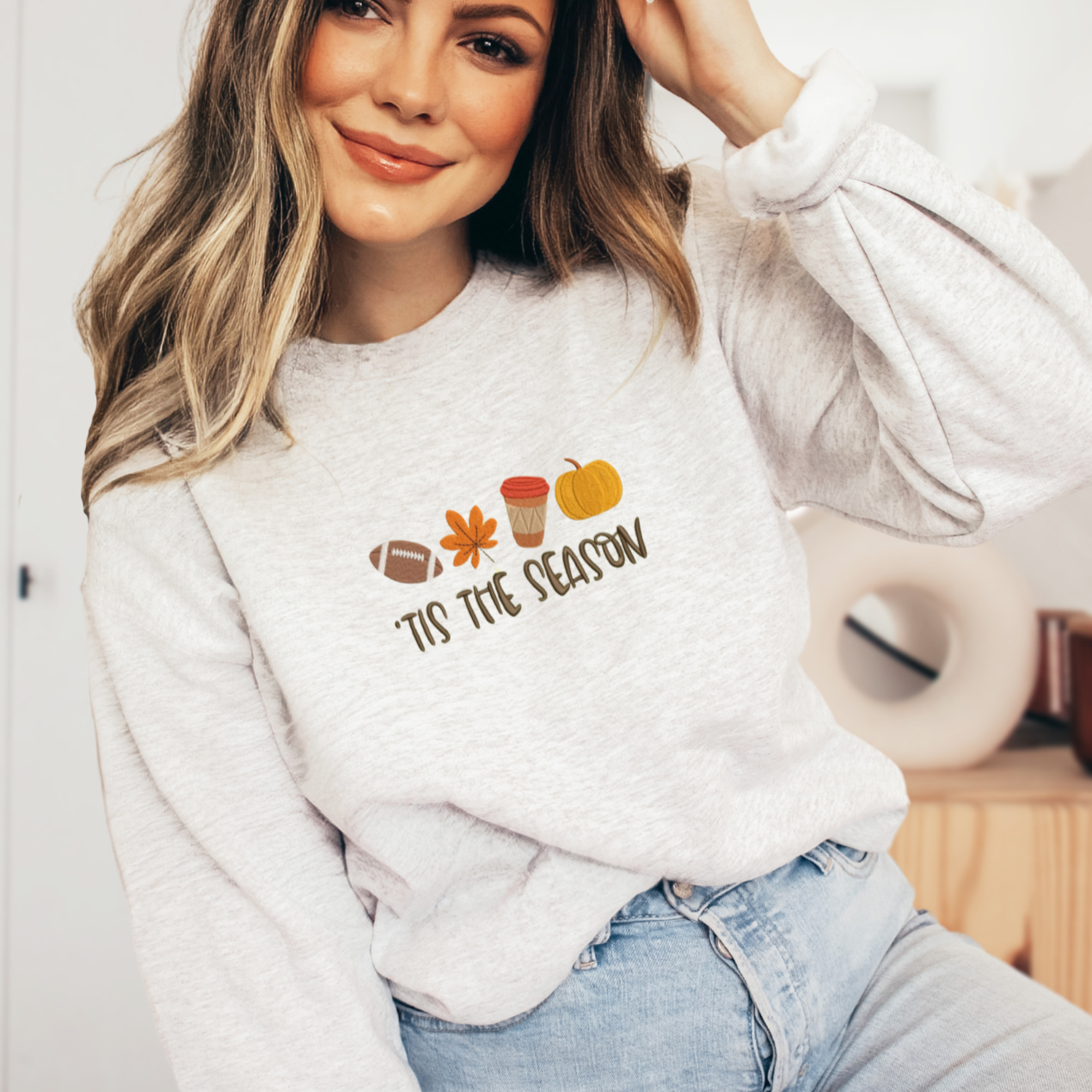 Tis’ The Season Embroidered Sweater