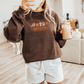 Just A Girl Who Loves Fall Embroidered Sweater