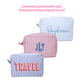 Custom Seersucker Pouches- Embroidery