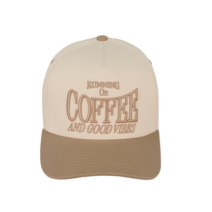 Running On Coffee & Good Vibes - Embroidered