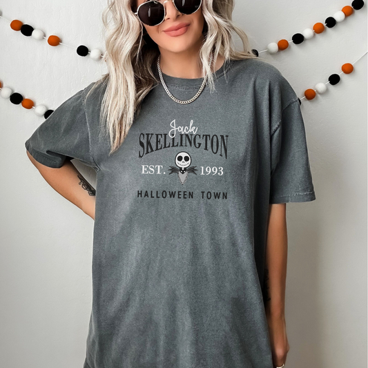 Jack Skellington Embroidered T-Shirt