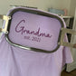 Custom Grandma Embroidered T-Shirt