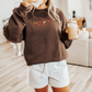 Hello Autumn Embroidered Sweater