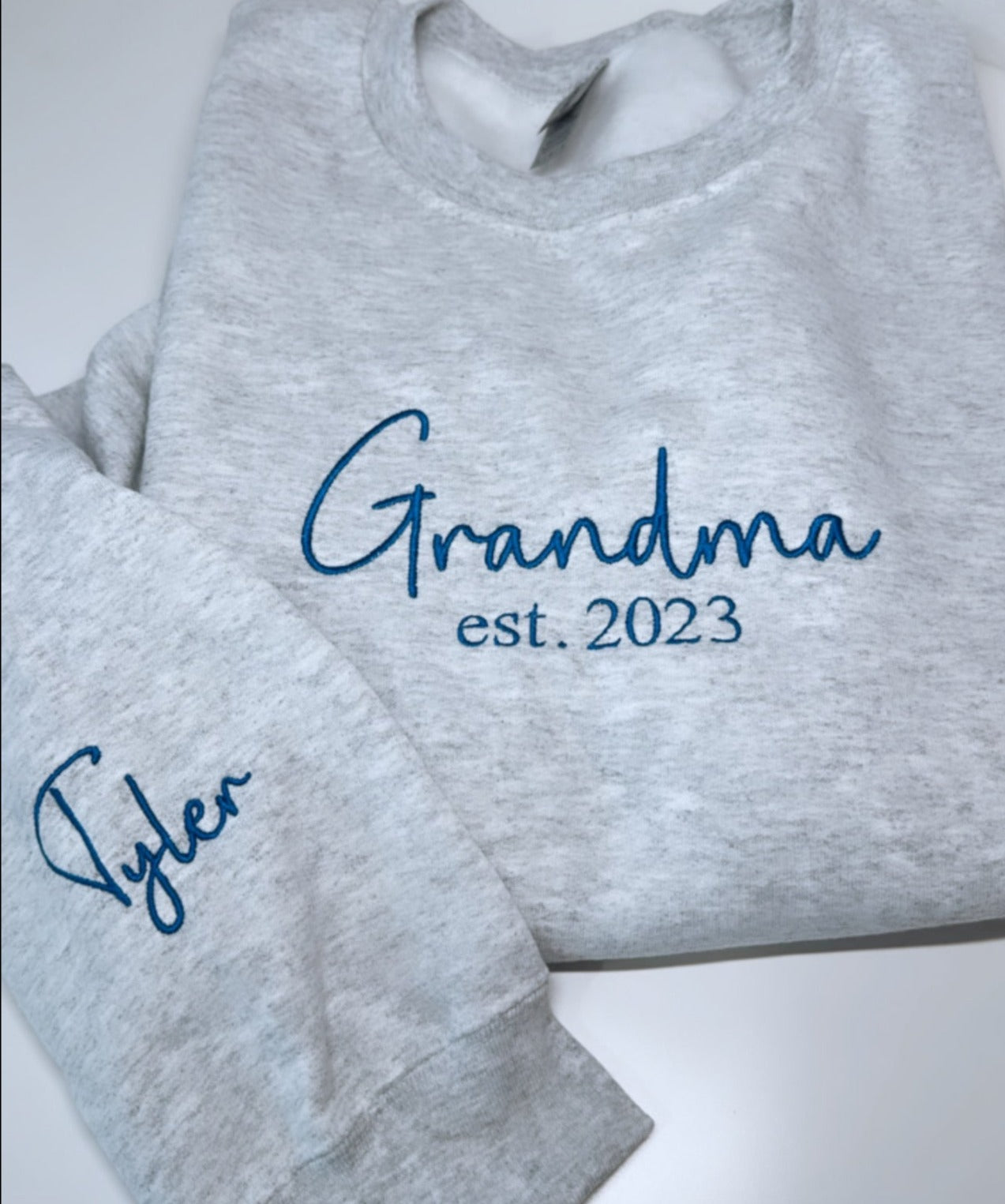 Custom Grandma Embroidered Sweater