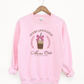 Over Caffeinated Moms Club - Embroidered Sweatshirt