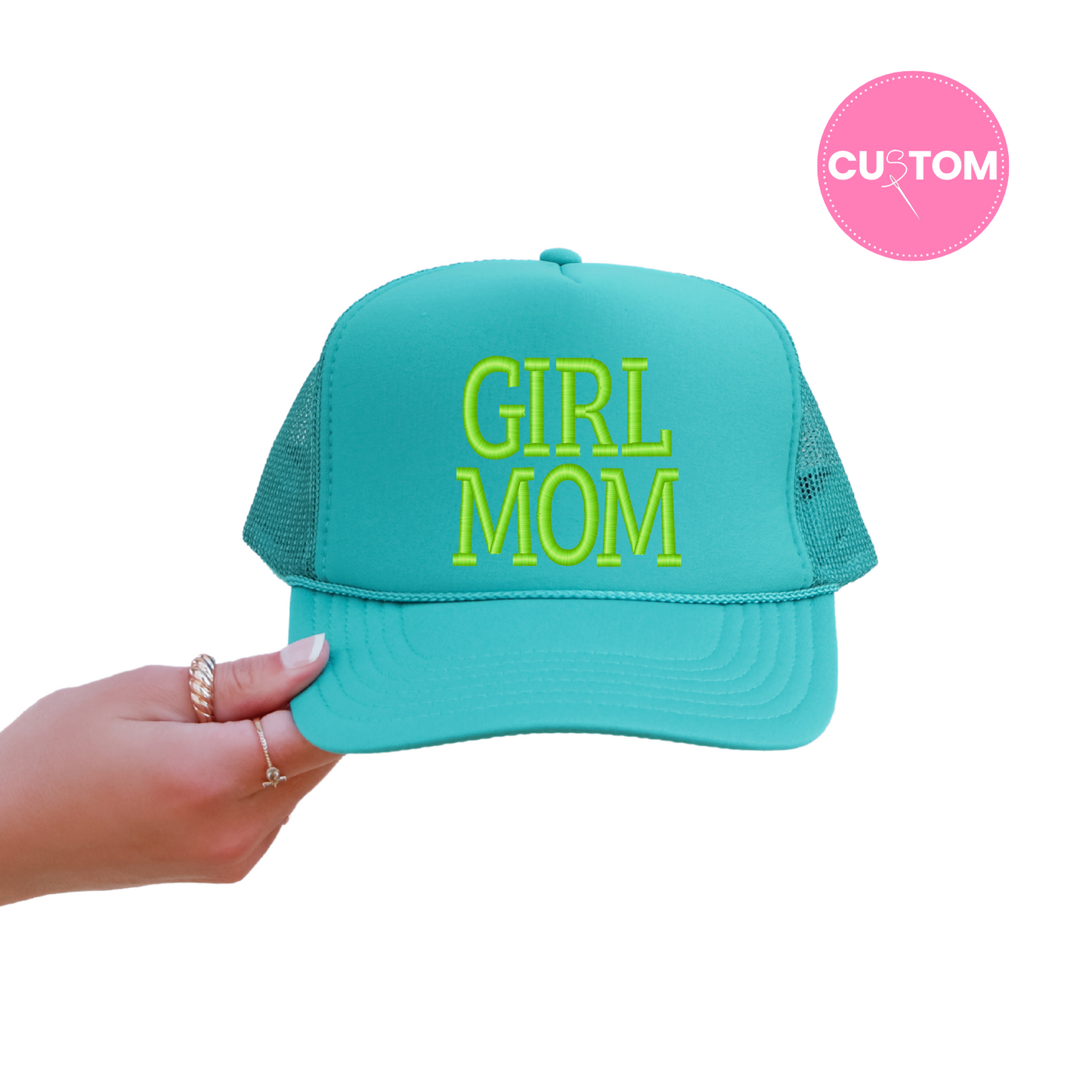 GIRL MOM Foam Trucker Hat