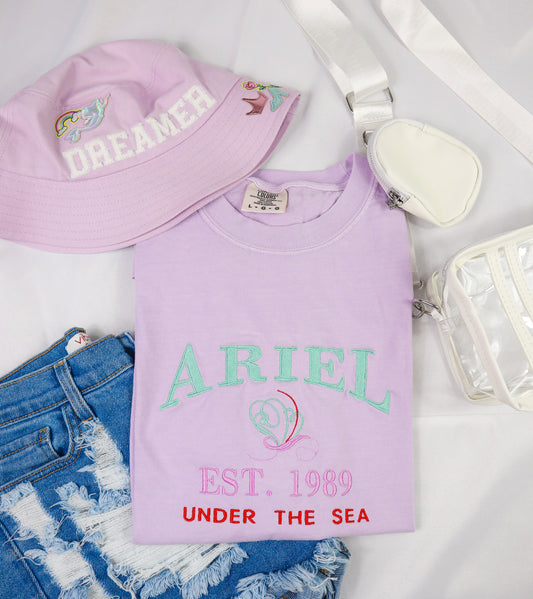 Ariel - Embroidered T-Shirt