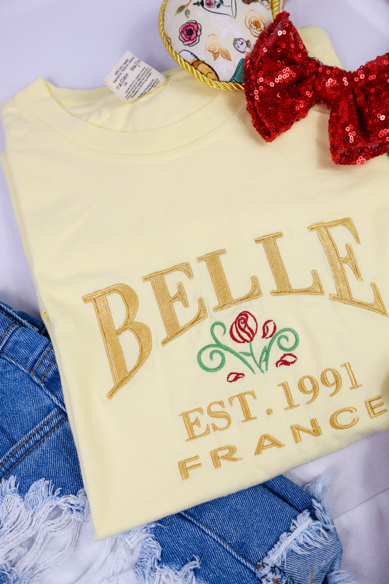 Belle - Embroidered T-Shirt