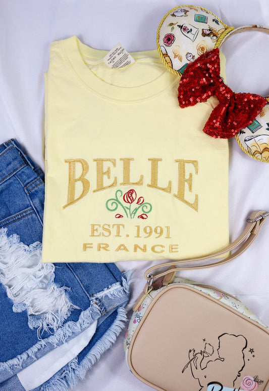 Belle - Embroidered T-Shirt