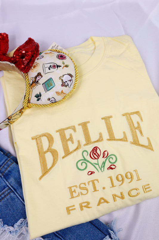 Belle - Embroidered T-Shirt