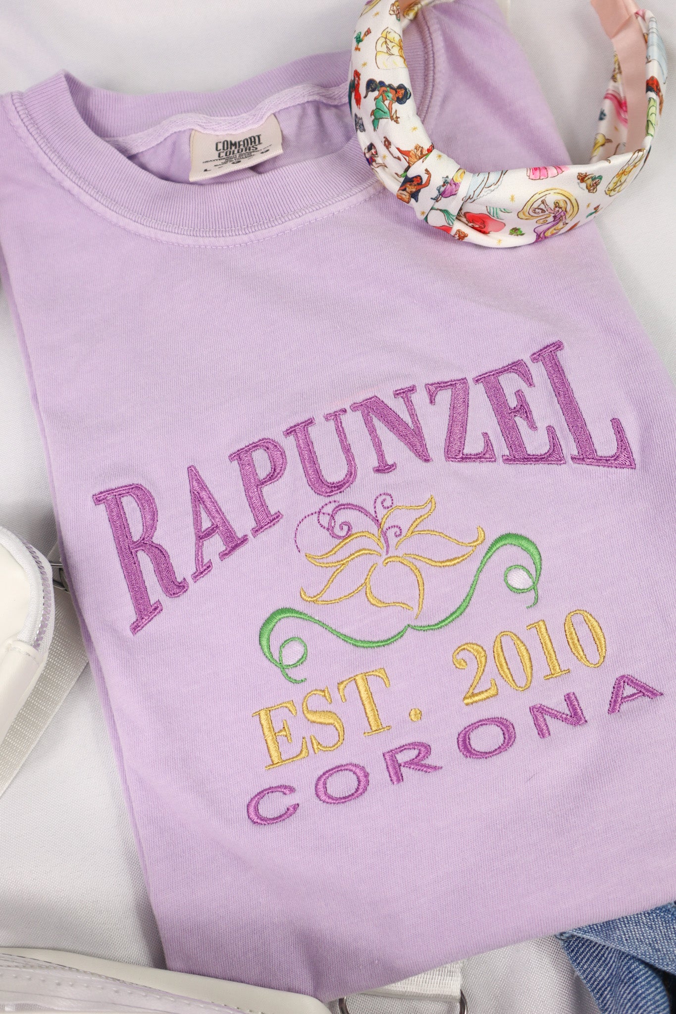 Rapunzel - Embroidered T-Shirt