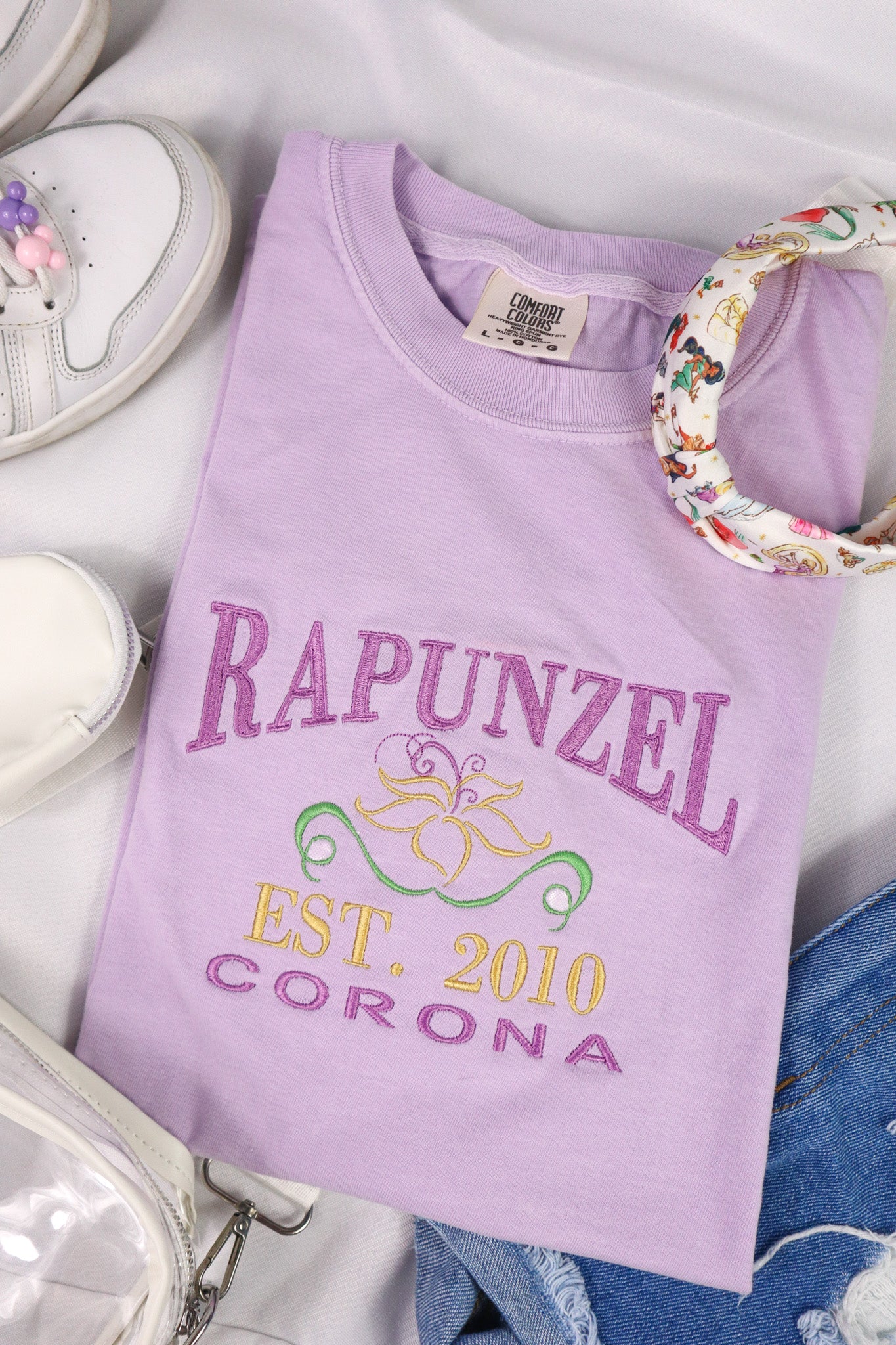 Rapunzel - Embroidered T-Shirt