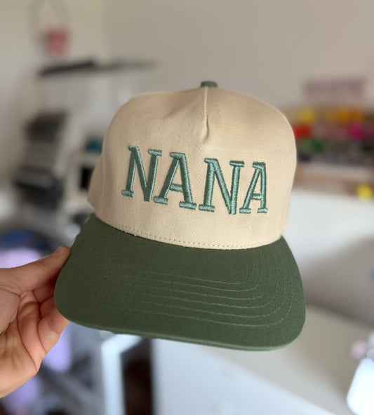 Custom 3D Puff "TEXT" Two Tone Hat