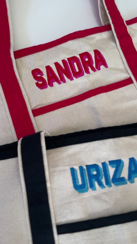 Boat Tote Bag - Embroidered