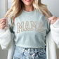 Custom MAMA Outline Embroidered T-Shirt