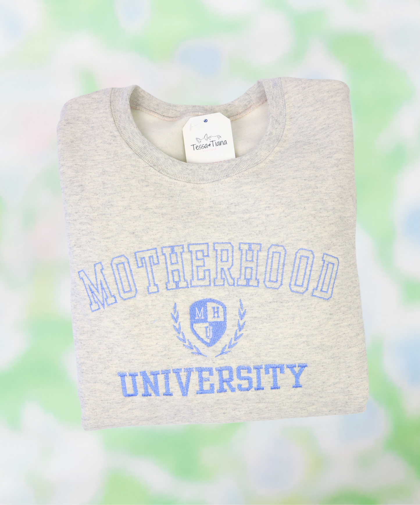 Embroidered Mother University Fleece Sweatshirt // Customizable